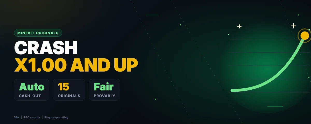 Minebit Crash and provably fair Originals
