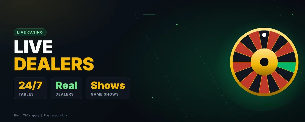 Minebit live casino: blackjack, roulette and game shows